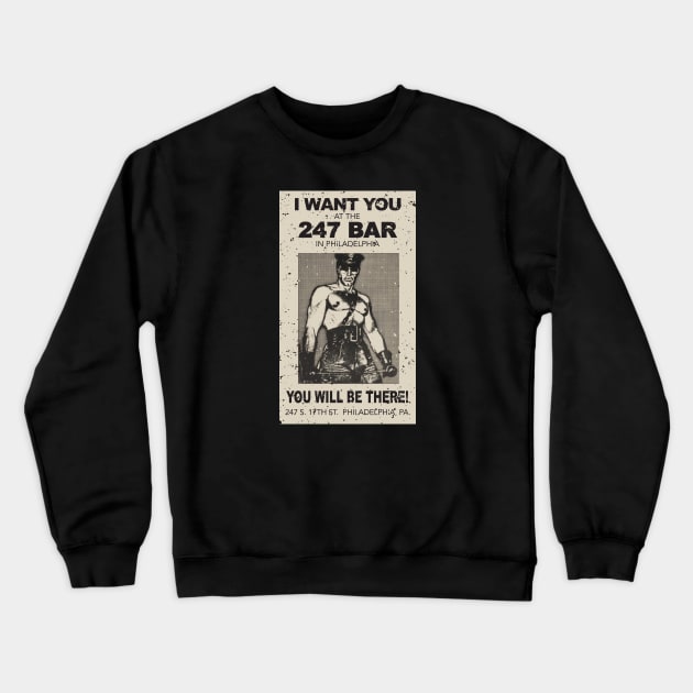 Philly Vintage Gay Bar Crewneck Sweatshirt by CKline